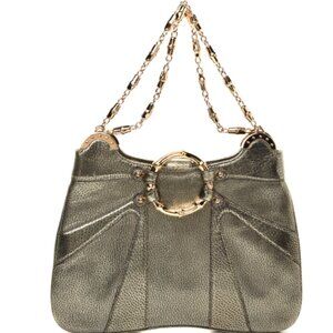 Gucci Metallic Gold Bamboo Chain Tom Ford Shoulder Bag